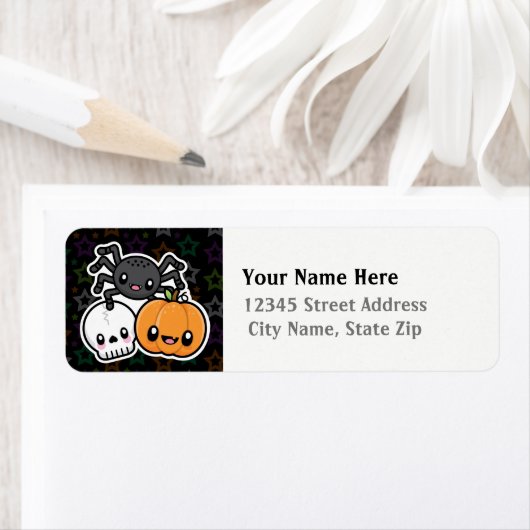 Halloween Treats return address labels (Insitu)