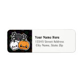 Halloween Treats return address labels (Voorkant)