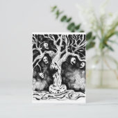 Halloween Tree Briefkaart (Staand voorkant)