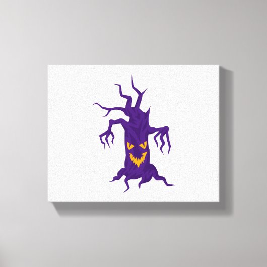 Halloween Tree Canvas Afdruk (Voorkant)