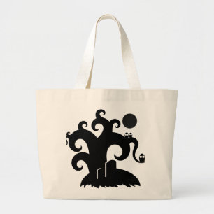 Halloween Tree Grote Tote Bag