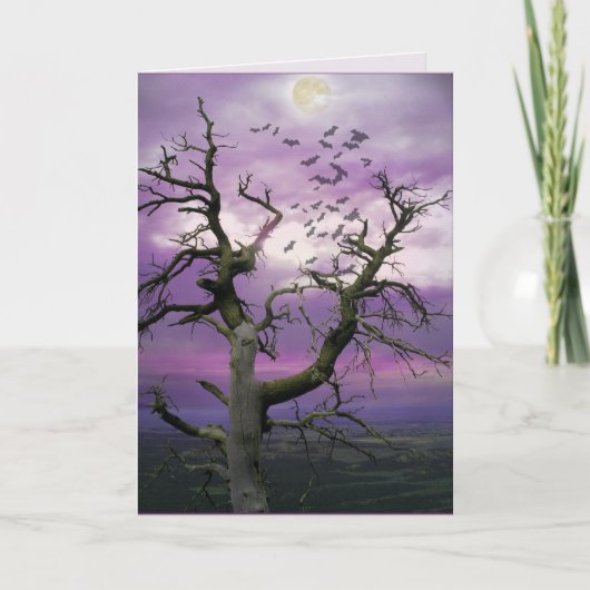 Halloween Tree Kaart (Voorkant)