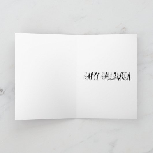 Halloween Tree Kaart (Binnen)