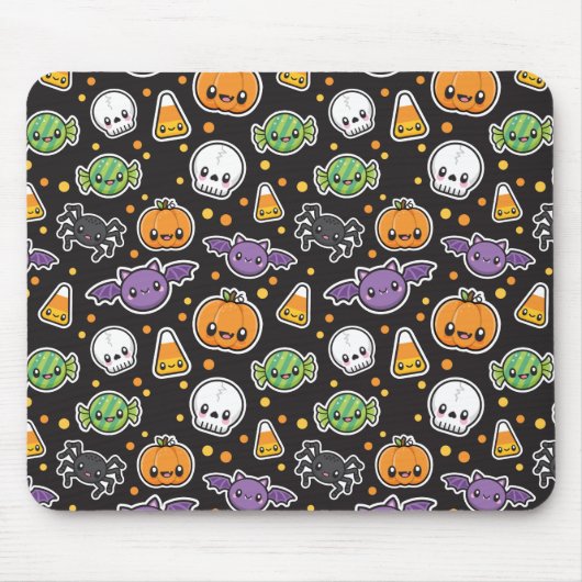 Halloween Trees mousepad Muismat (Voorkant)