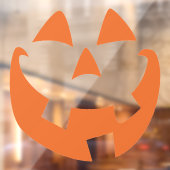 Halloween Trendy Lachende Pompoen Gezicht Window D Raamsticker (Vel 2)