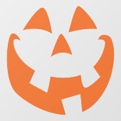 Halloween Trendy Lachende Pompoen Gezicht Window D Raamsticker (Vel)