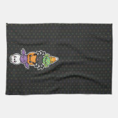 Halloween Trewel keukenhanddoek (Horizontaal)
