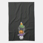 Halloween Trewel keukenhanddoek (Verticaal)