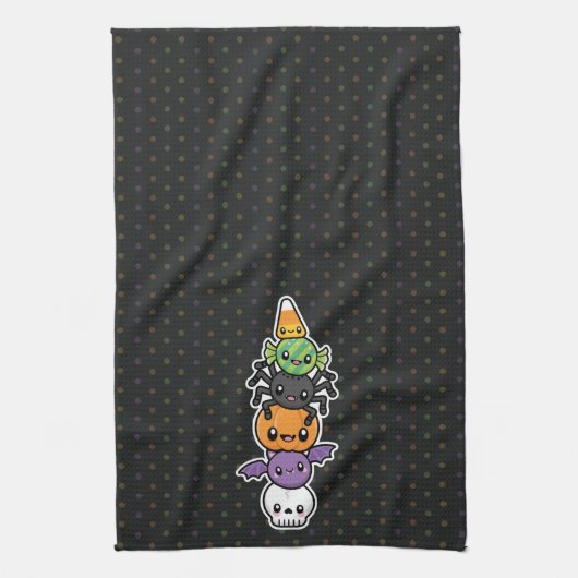 Halloween Trewel keukenhanddoek (Verticaal)