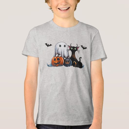Halloween Tri-Blend Shirt (Voorkant)