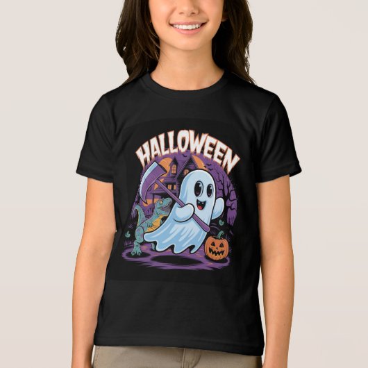 Halloween Tri-Blend Shirt (Voorkant)