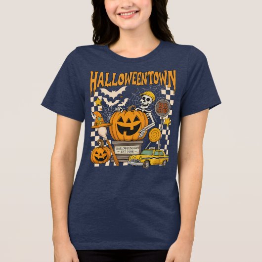 Halloween Tri-Blend Shirt (Voorkant)