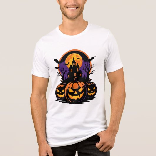 halloween Tri-Blend shirt (Voorkant)