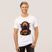 halloween Tri-Blend shirt (Voorkant volledig)