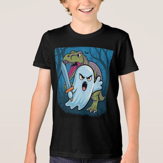 Halloween Tri-Blend Shirt (Voorkant)