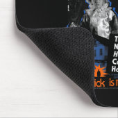 Halloween Trick Is To Stay Alive Collage Retro Hor Muismat (Hoek)