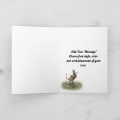 Halloween Trick of Treating Pirate Duck Kaart (Binnen)