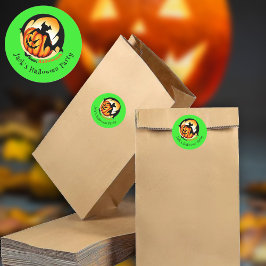 Halloween Trick of Treats Packs Ronde Sticker