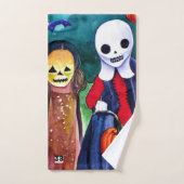 Halloween Trick of Treers Bad Handdoek (Handdoek)
