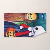 Halloween Trick of Treers Bad Handdoek (Handdoek)