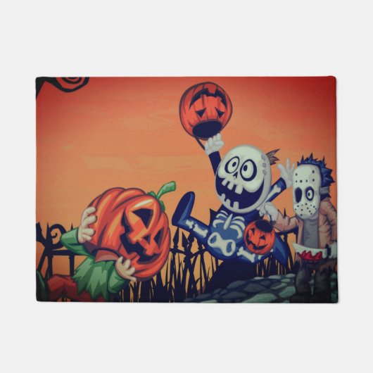 Halloween Trick of Treers Deurmat (Voorkant)