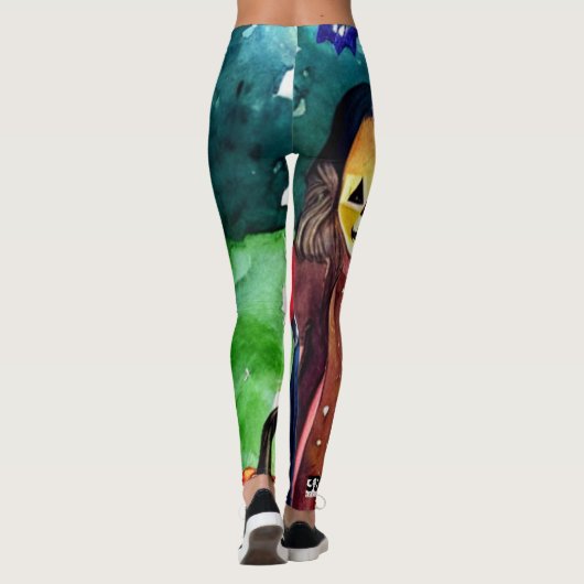 Halloween Trick of Treers Leggings (Achterkant)