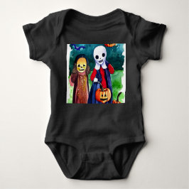 Halloween Trick of Treers Romper