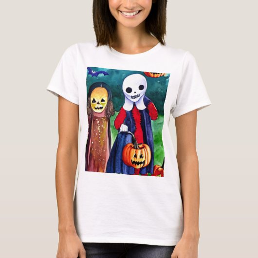Halloween Trick of Treers T-shirt (Voorkant)