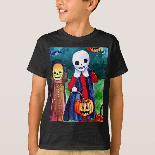 Halloween Trick of Treers T-Shirt (Voorkant)