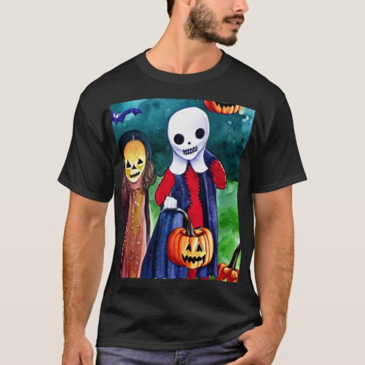 Halloween Trick of Treers T-shirt (Voorkant)