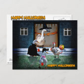 Halloween Trick of Tres Time! Briefkaart (Voorkant / Achterkant)