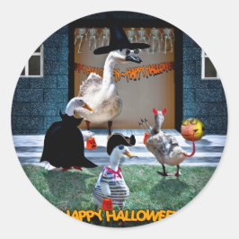 Halloween Trick of Tres Time! Ronde Sticker