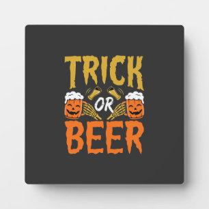Halloween Trick or Bier Skelet Handen Fotoplaat