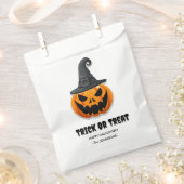 Halloween Trick or treat - Aangepaste Jack-o'-lant Bedankzakje (Geknipt)