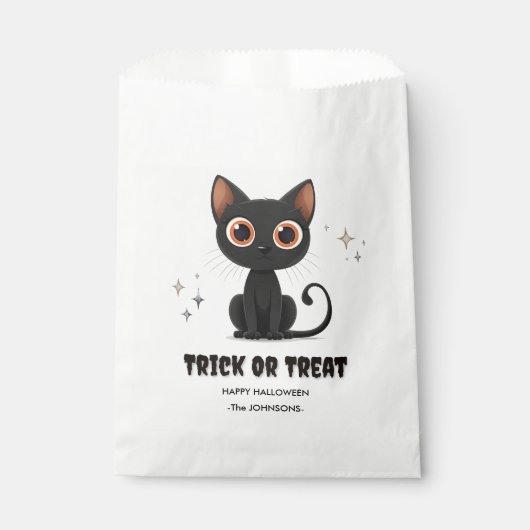 Halloween Trick or treat - Aangepaste Schattigee z Bedankzakje (Voorkant)