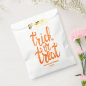 Halloween trick or treat Baby shower Bedankzakje (Gezegeld)