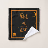 Halloween Trick or treat Bad Handdoek (Wasdoekje)