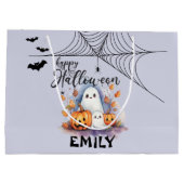 Halloween Trick or treat Bag Large Groot Cadeauzakje (Achterkant)