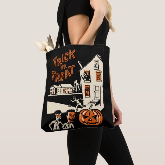  Halloween Trick or treat Bag Tote Bag (Dichtbij)