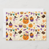 Halloween Trick-or-Treat Bakverkoop Kaart (Achterkant)