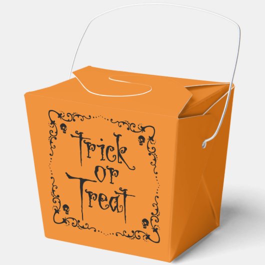 Halloween Trick or treat Bedankdoosjes (Voorkant)