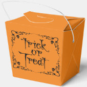 Halloween Trick or treat Bedankdoosjes (Achterkant)
