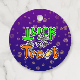 Halloween Trick or treat Bedankjes Labels