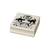 Halloween Trick or treat Black Cats Rubberstempel (Stempel)