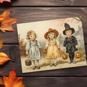 Halloween Trick or treat Briefkaart
