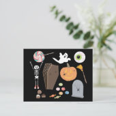 Halloween Trick or treat Briefkaart (Staand voorkant)