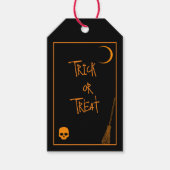 Halloween Trick or treat Cadeaulabel (Voorkant)