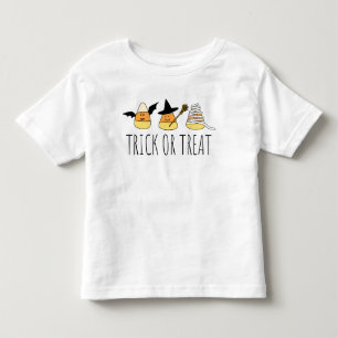 Halloween Trick or treat Candy Corn Kinder Shirts