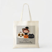 Halloween Trick or treat Canvas tas (Voorkant)