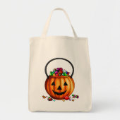 Halloween Trick or treat Canvas tas (Voorkant)